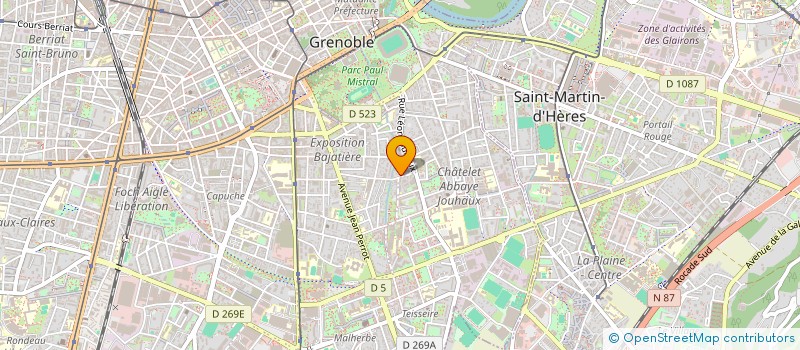 localisation de l'entreprise VILLA SAINT JEAN  GRENOBLE