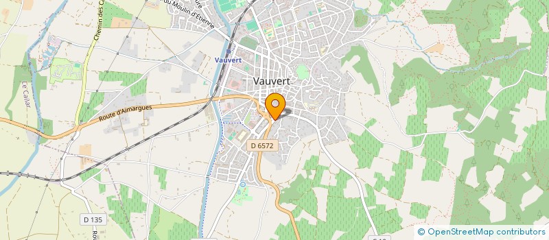 localisation de l'entreprise VILLA SAINT JEAN  VAUVERT