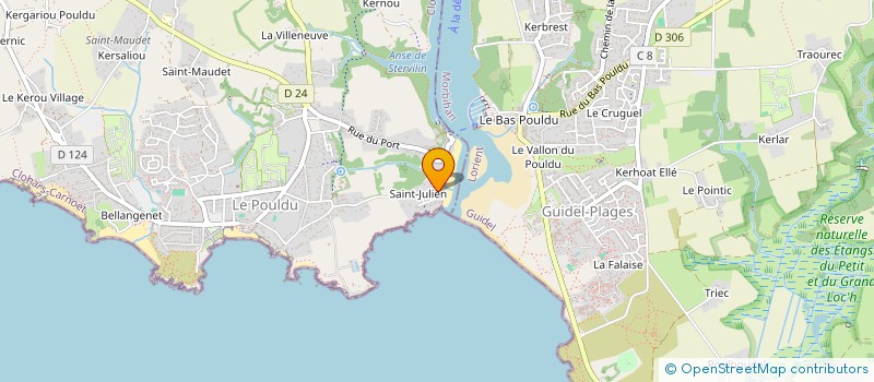 localisation de l'entreprise VILLA SAINT JULIEN  CLOHARS-CARNOET