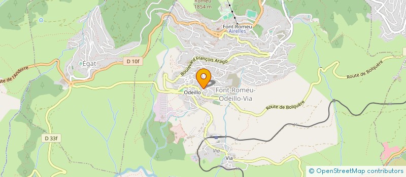 localisation de l'entreprise VILLA SAINT PAUL  FONT-ROMEU-ODEILLO-VIA