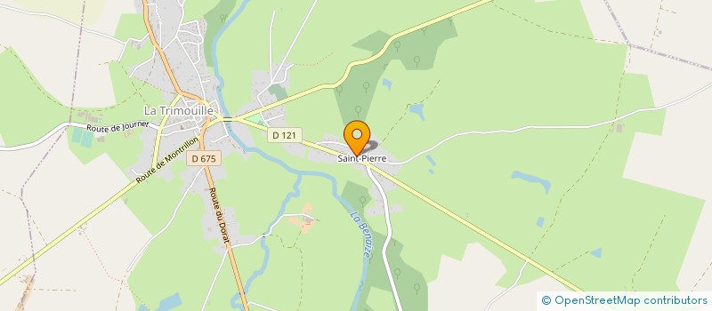 localisation de l'entreprise VILLA SAINT PIERRE  LA TRIMOUILLE