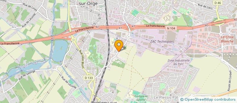 localisation de l'entreprise VILLA SAINT PIERRE à BRETIGNY-SUR-ORGE