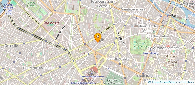 localisation de l'entreprise VILLA SAINT ROMAIN à PARIS