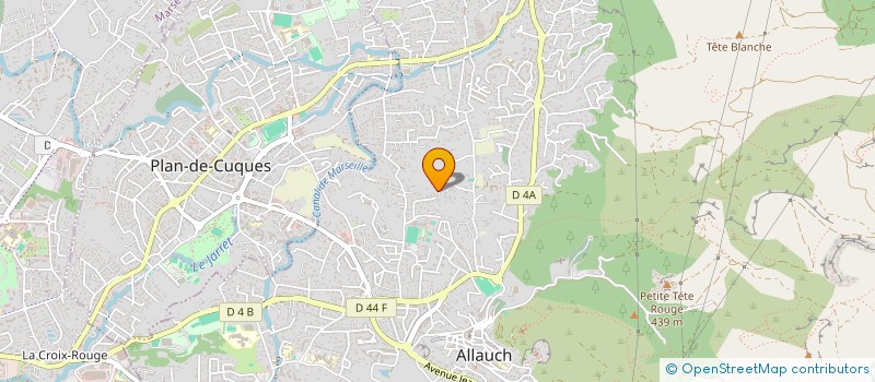 localisation de l'entreprise VILLA SALONE  ALLAUCH