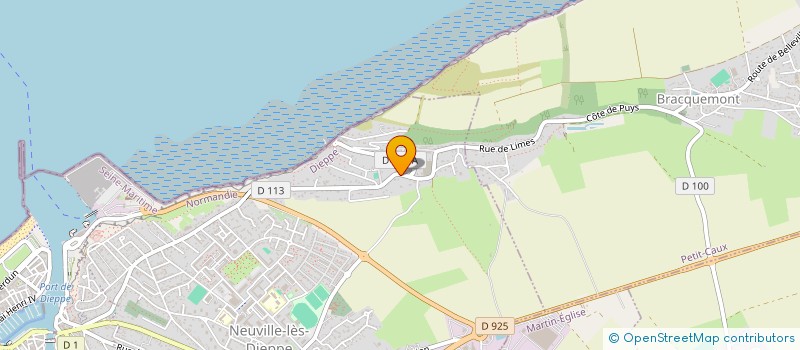 localisation de l'entreprise VILLA SANS SOUCI  DIEPPE