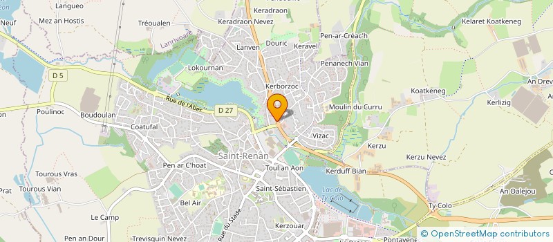 localisation de l'entreprise VILLA SAPHIR  SAINT-RENAN