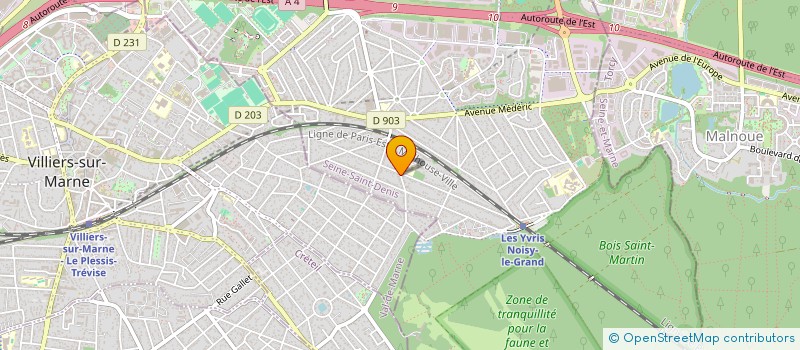 localisation de l'entreprise VILLA SHIRLEY à NOISY-LE-GRAND