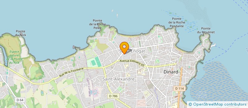 localisation de l'entreprise VILLA SIRIUS  DINARD