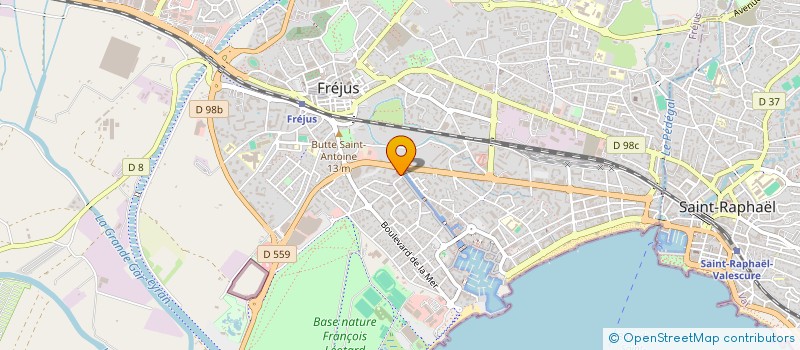 localisation de l'entreprise VILLA SOLENA à FREJUS