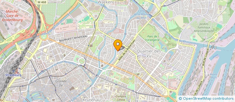 localisation de l'entreprise VILLA SOURIS  STRASBOURG