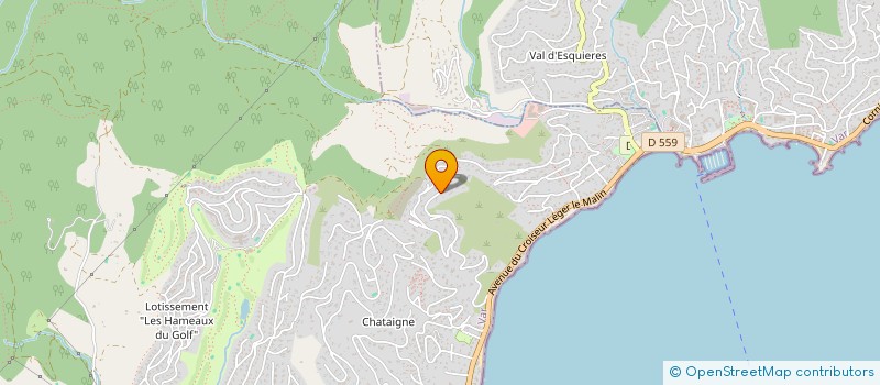 localisation de l'entreprise VILLA SOUS LE VENT à SAINTE-MAXIME