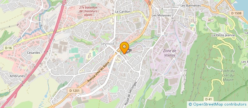 localisation de l'entreprise VILLA ST BERNARD à ANNECY