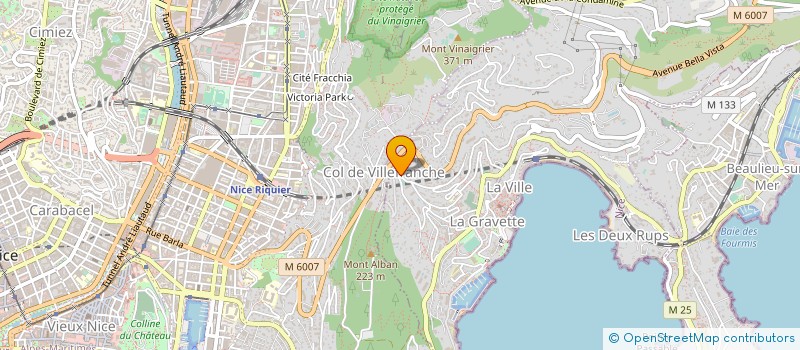 localisation de l'entreprise VILLA STELLA à VILLEFRANCHE-SUR-MER