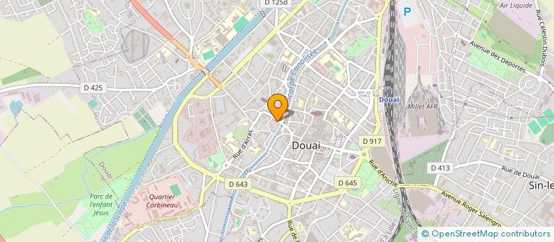 localisation de l'entreprise VILLA STELLA à DOUAI