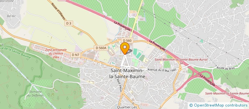 localisation de l'entreprise VILLA SUD RENOVATION à SAINT-MAXIMIN-LA-SAINTE-BAUME