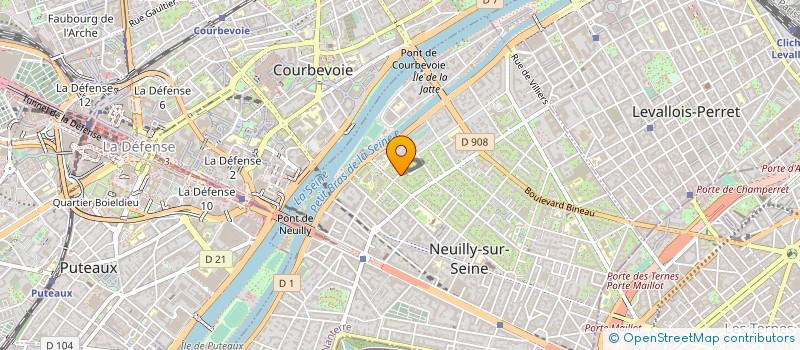 localisation de l'entreprise VILLA SYLVABELLE SARL à NEUILLY-SUR-SEINE