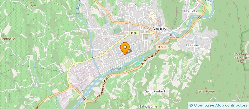 localisation de l'entreprise VILLA TERMINUS  NYONS