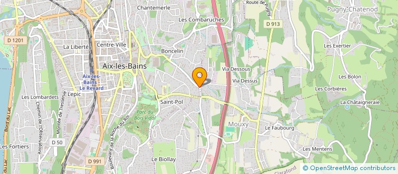 localisation de l'entreprise VILLA THERMALE  AIX-LES-BAINS