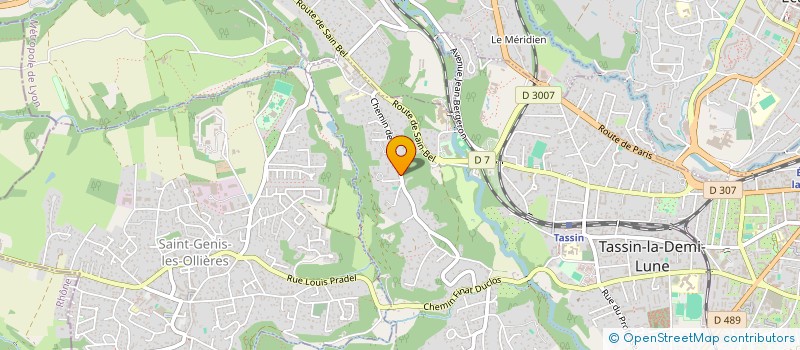 localisation de l'entreprise VILLA TOSCANA  TASSIN-LA-DEMI-LUNE