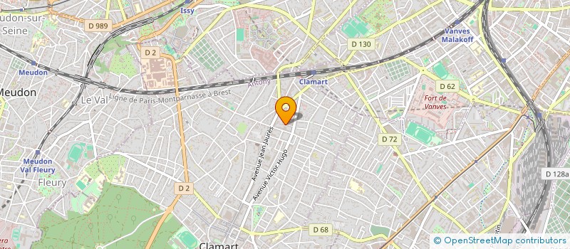 localisation de l'entreprise VILLA TOURETTE à CLAMART