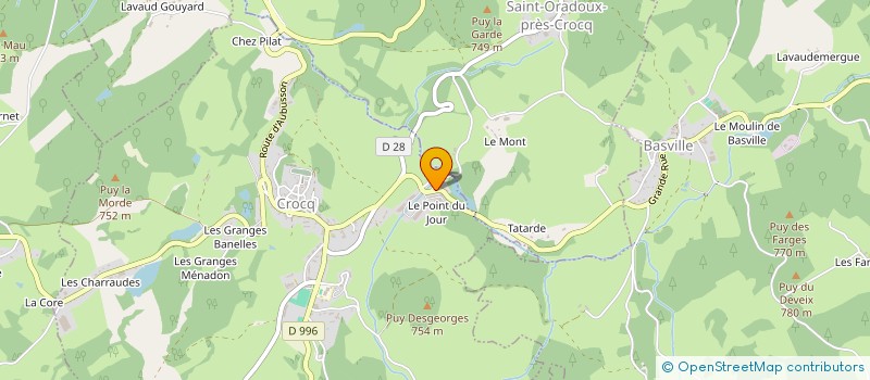 localisation de l'entreprise VILLA TOURISME MEUBLES FORMATION  CROCQ