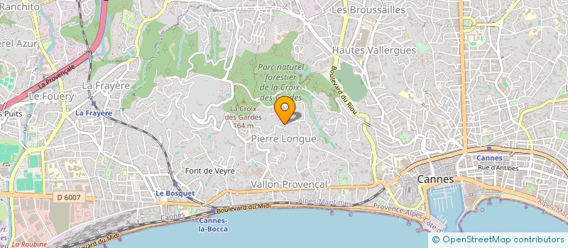 localisation de l'entreprise VILLA TOURNESOL à CANNES