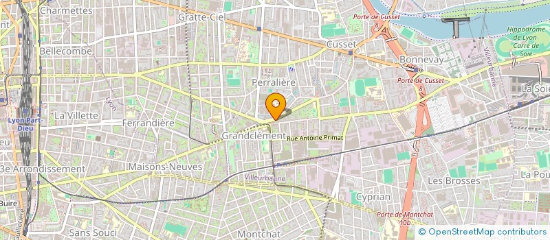 localisation de l'entreprise VILLA URBANIA  VILLEURBANNE