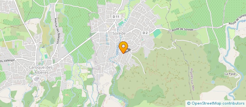 localisation de l'entreprise VILLA VARP  SOREDE