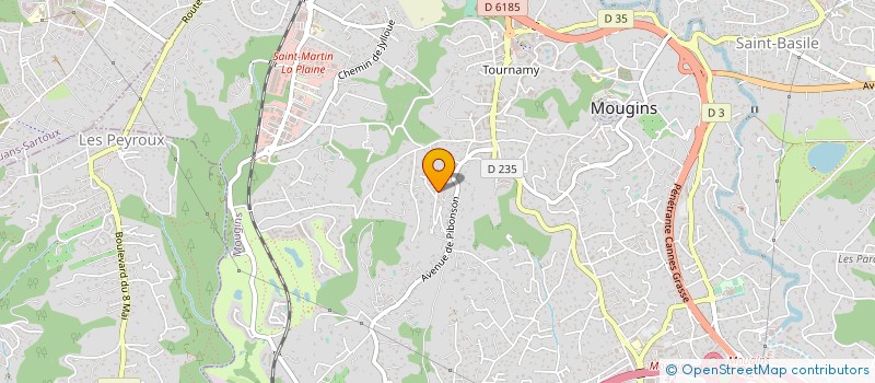localisation de l'entreprise VILLA VICTORIA à MOUGINS