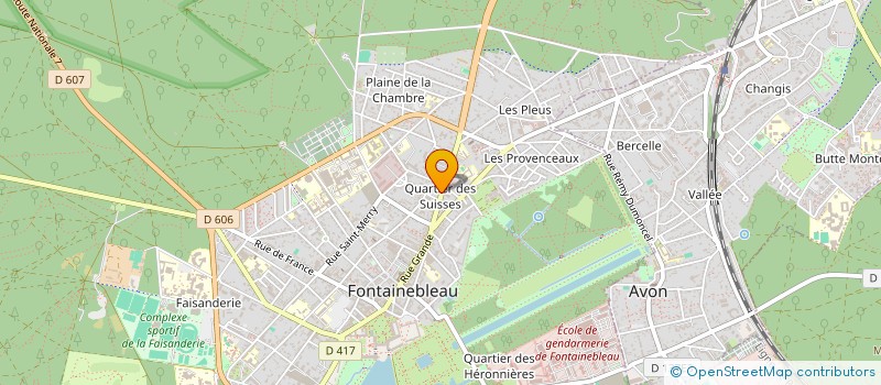 localisation de l'entreprise VILLA VILLERS  FONTAINEBLEAU