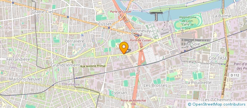 localisation de l'entreprise VILLA VIOLETTE  VILLEURBANNE