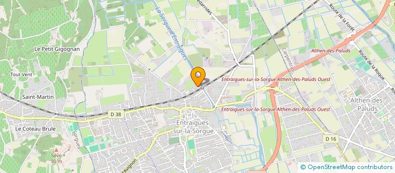 localisation de l'entreprise VILLA VISION à ENTRAIGUES-SUR-LA-SORGUE