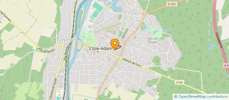 localisation de l'entreprise VILLA VIZO  L'ISLE-ADAM