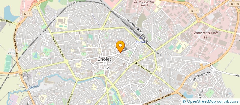 localisation de l'entreprise VILLABEE à CHOLET