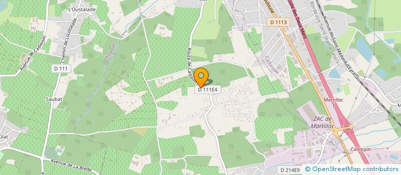 localisation de l'entreprise VILLABEL  MARTILLAC