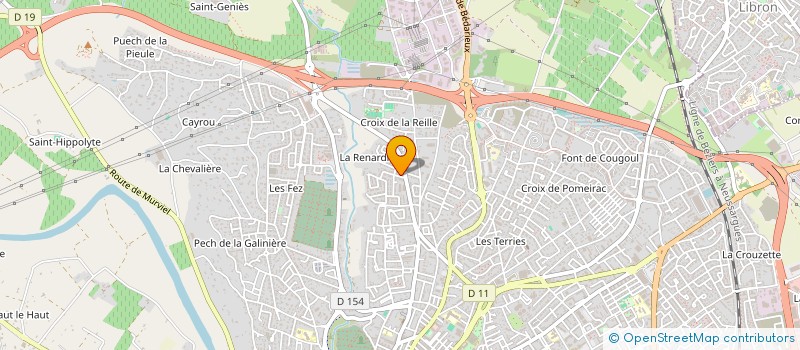 localisation de l'entreprise VILLABLUE à BEZIERS