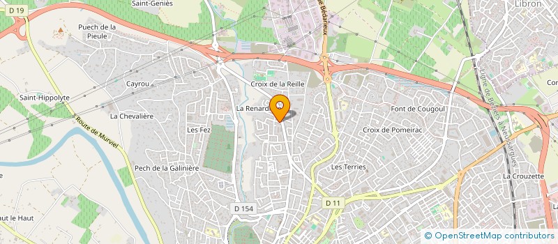 localisation de l'entreprise VILLABLUE CONSTRUCTION  BEZIERS