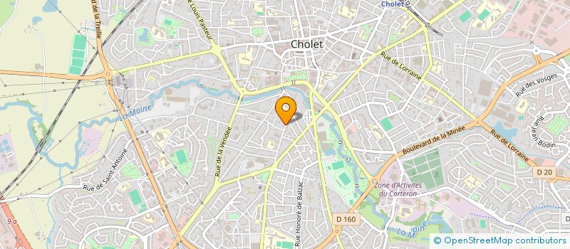 localisation de l'entreprise VILLABOIS à CHOLET