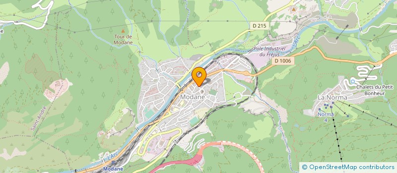 localisation de l'entreprise VILLABONNIN-BOURGET  VILLARODIN-BOURGET