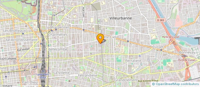 localisation de l'entreprise VILLAC à VILLEURBANNE