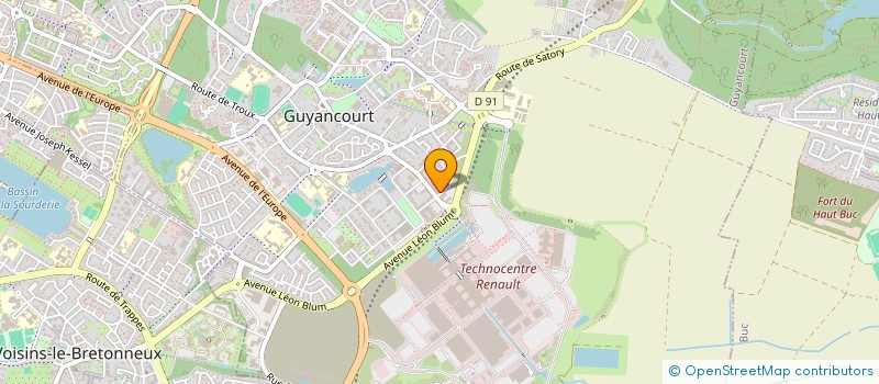 localisation de l'entreprise VILLADAJ  GUYANCOURT