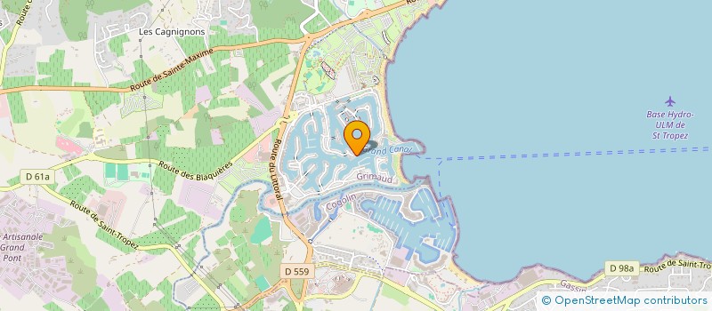 localisation de l'entreprise VILLADORA  GRIMAUD