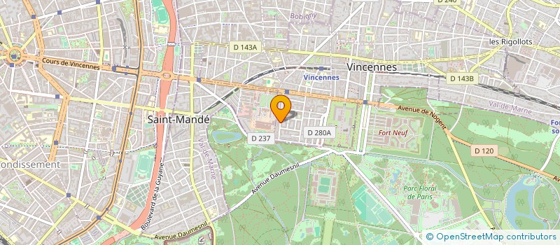 localisation de l'entreprise VILLAE à VINCENNES
