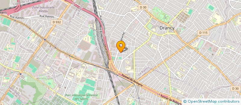 localisation de l'entreprise VILLAGE à DRANCY