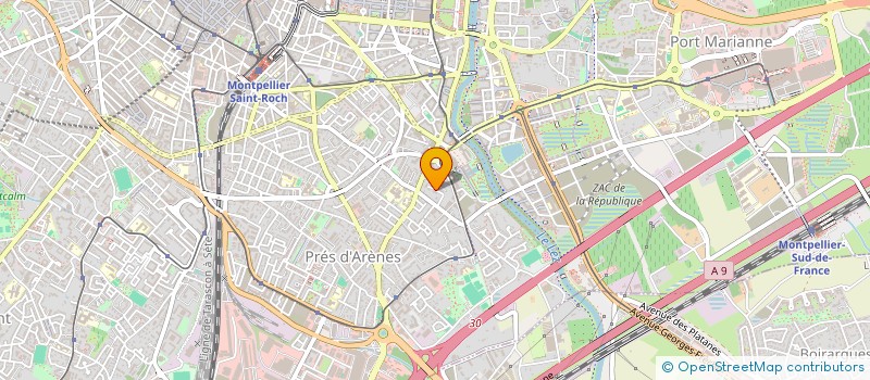 localisation de l'entreprise VILLAGE ADOS ARTISANS à MONTPELLIER