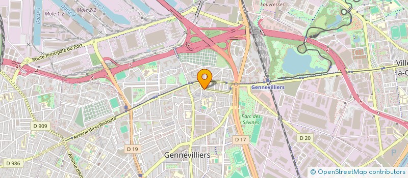 localisation de l'entreprise VILLAGE AQUATIQUE à GENNEVILLIERS