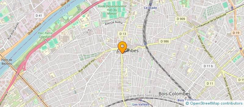 localisation de l'entreprise VILLAGE BLEU PUTEAUX à COLOMBES