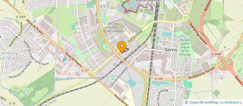 localisation de l'entreprise VILLAGE BY CA BRIE PICARDIE  CHESSY