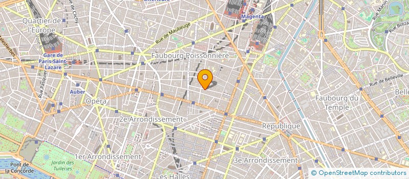 localisation de l'entreprise VILLAGE CLUB  PARIS