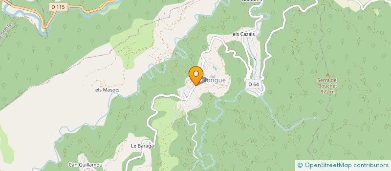 localisation de l'entreprise VILLAGE CLUB DE SERRALONGUE à SERRALONGUE